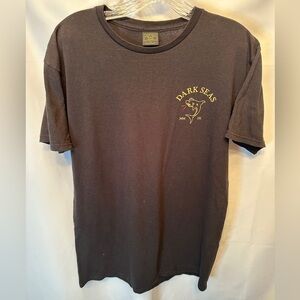Dark Seas Men’s Size Medium Night Crawlers Lobster West Coast T Shirt Black